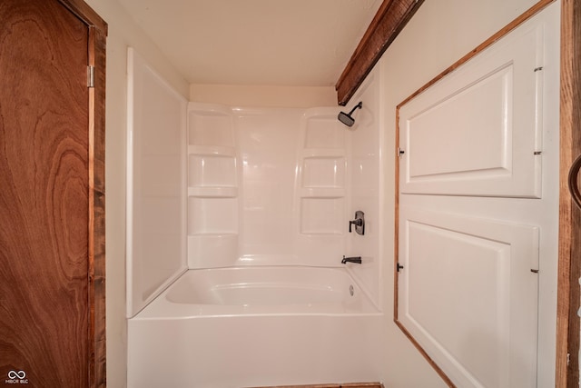 bathroom featuring bathtub / shower combination