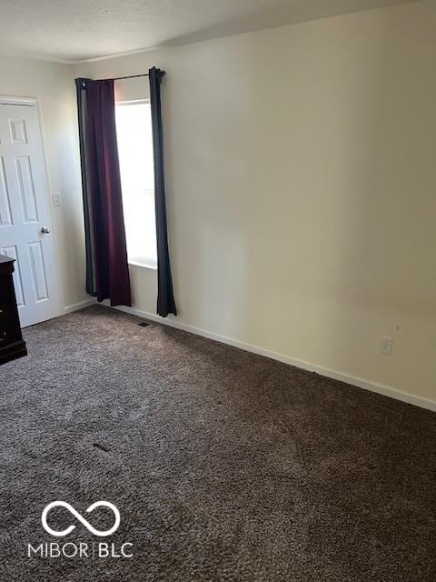 unfurnished room with carpet