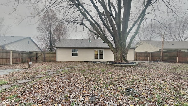 view of rear view of house