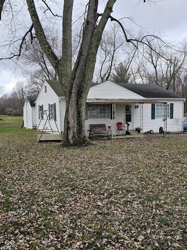 view of ranch-style home