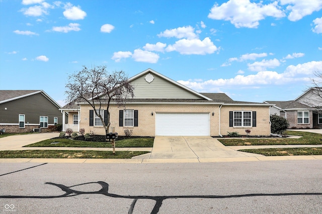 ranch-style home with a garage