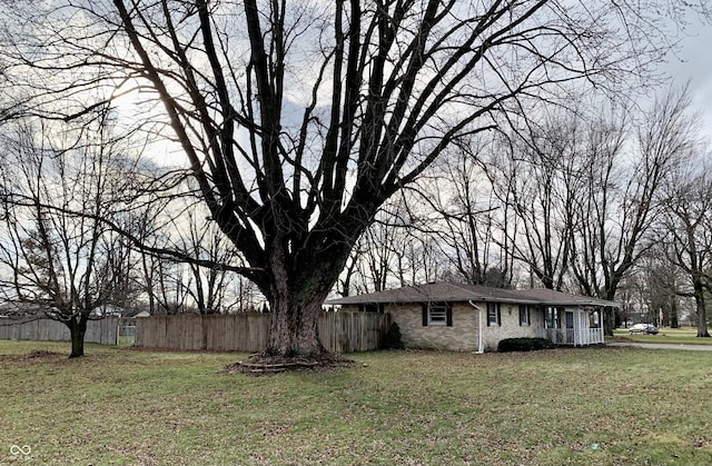 view of yard