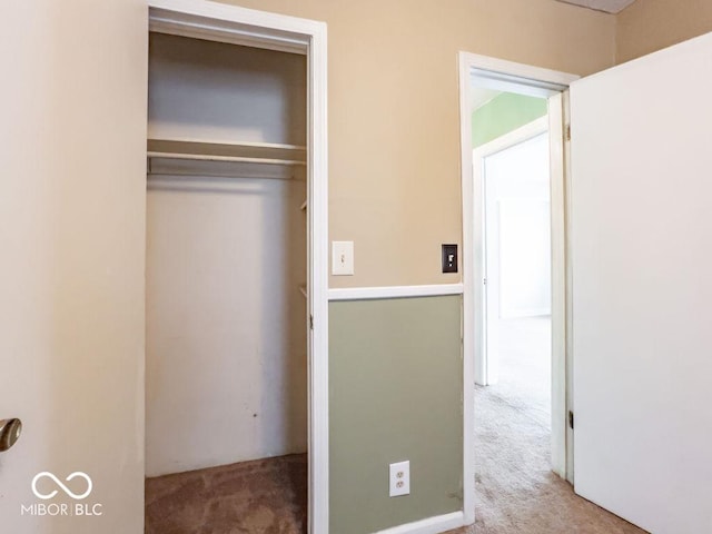 view of closet