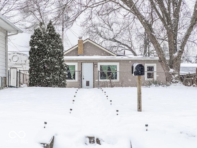 view of front of home