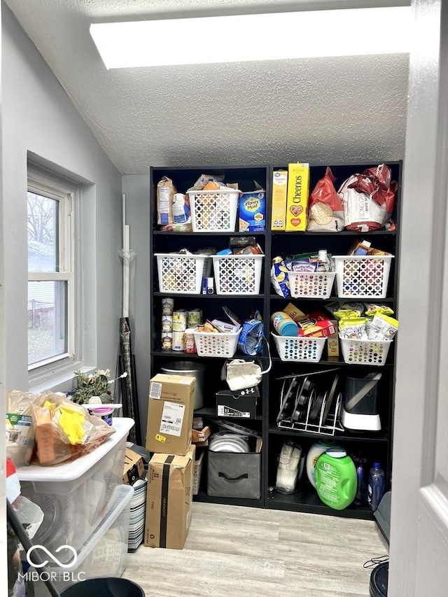 view of storage room