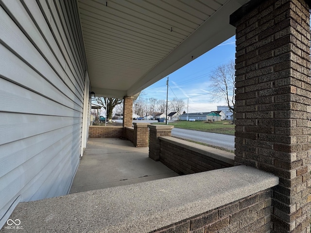 view of patio / terrace with a porch