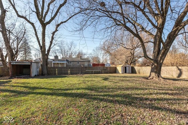 3060 S Shortridge Rd, Indianapolis, IN 46239 - fenced backyard featuring a storage shed