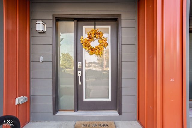 view of property entrance