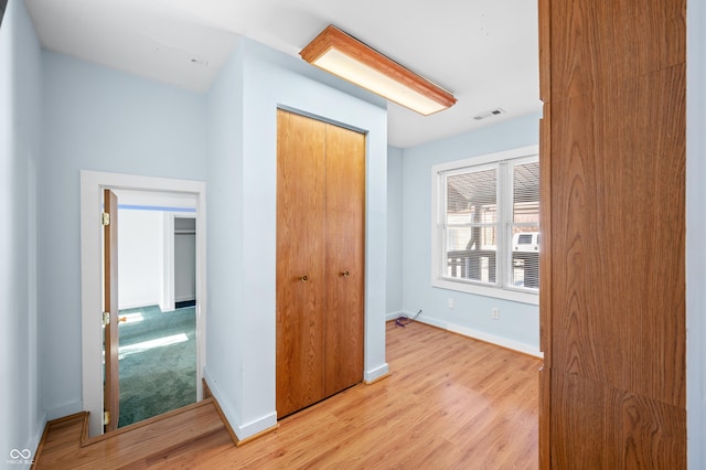 100 N Jefferson St, Nashville, IN 47448 - hall featuring light wood-style floors and baseboards