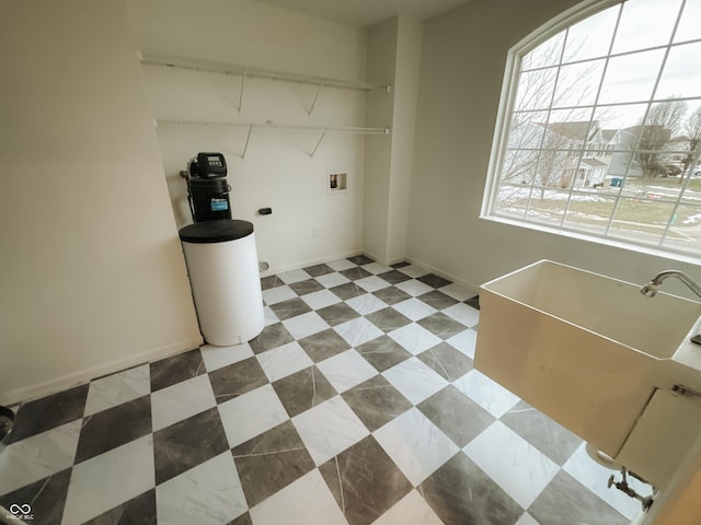 laundry room with hookup for a washing machine