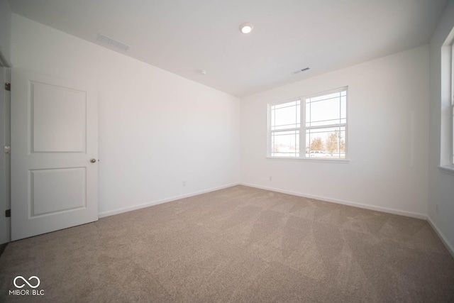 empty room with carpet floors