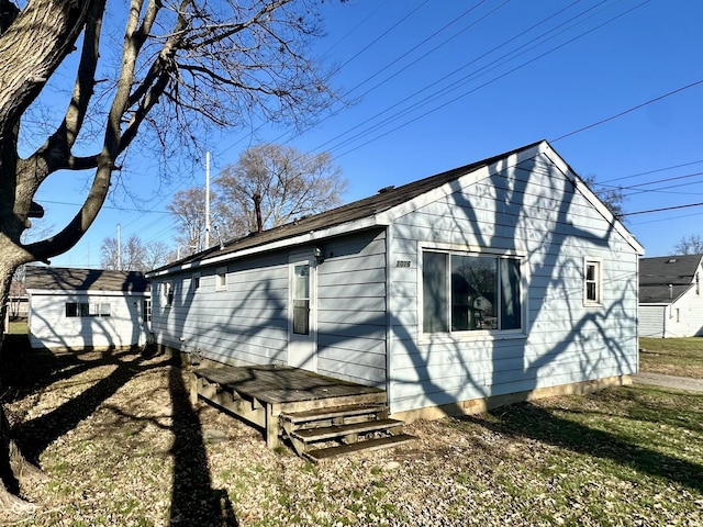 view of home's exterior