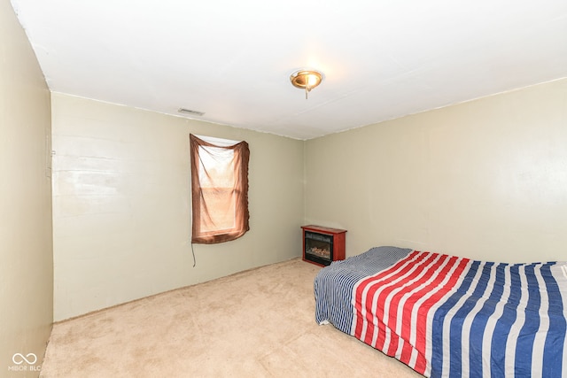 unfurnished bedroom with carpet flooring