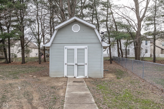 view of outbuilding