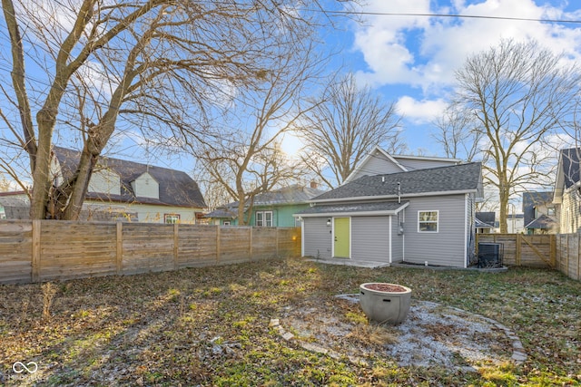 view of rear view of property