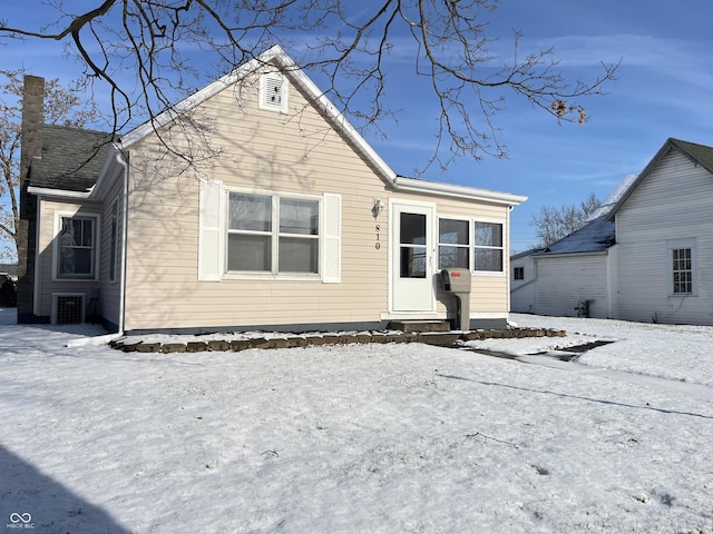 view of front of home