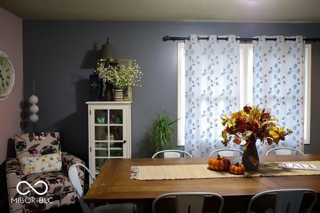 view of dining area