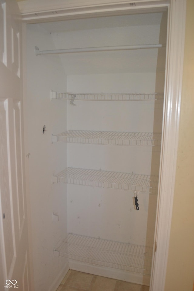 view of closet