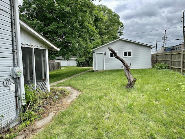 view of yard