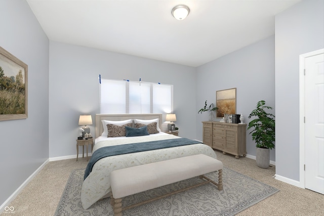 bedroom featuring carpet floors