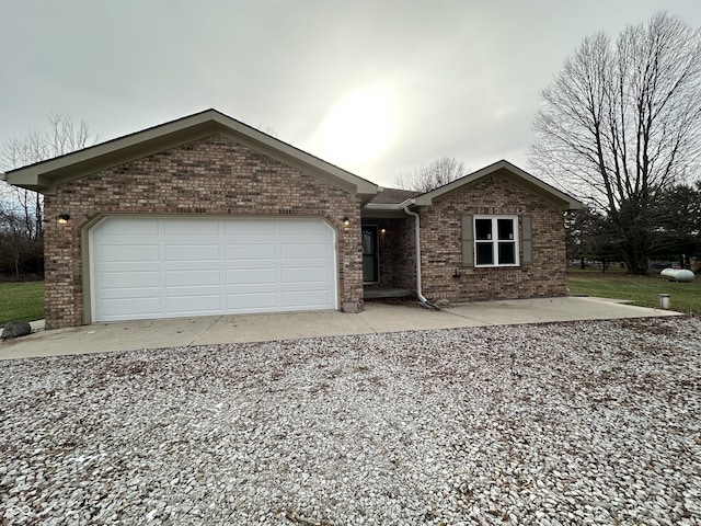 ranch-style house with a garage