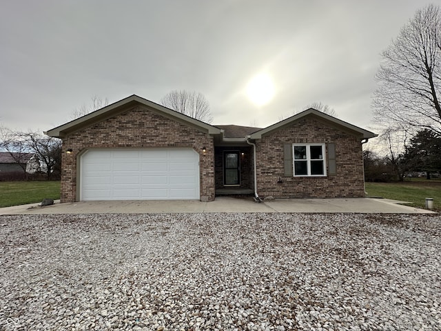 ranch-style house with a garage