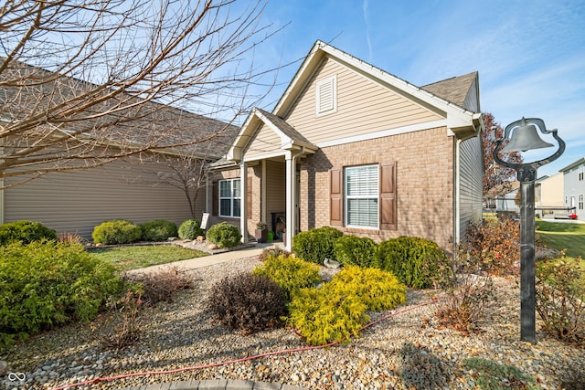 view of front of property