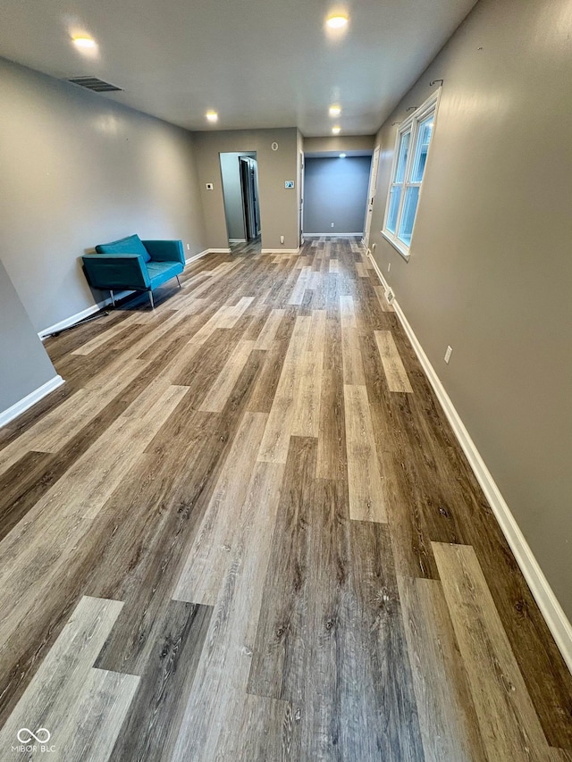 interior space featuring hardwood / wood-style flooring