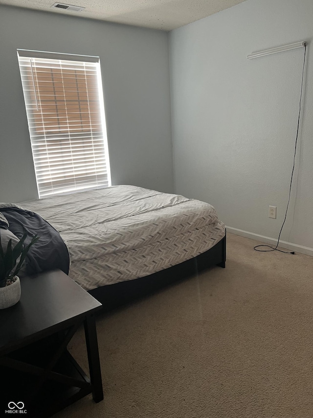 bedroom with carpet flooring