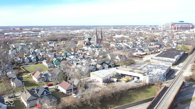 birds eye view of property featuring a residential view