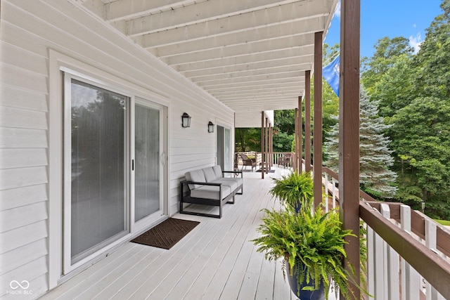 7701 Center Lake Rd, Nineveh, IN 46164 - view of deck