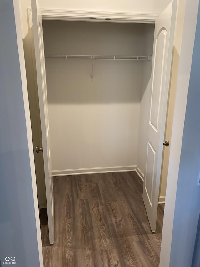 view of closet