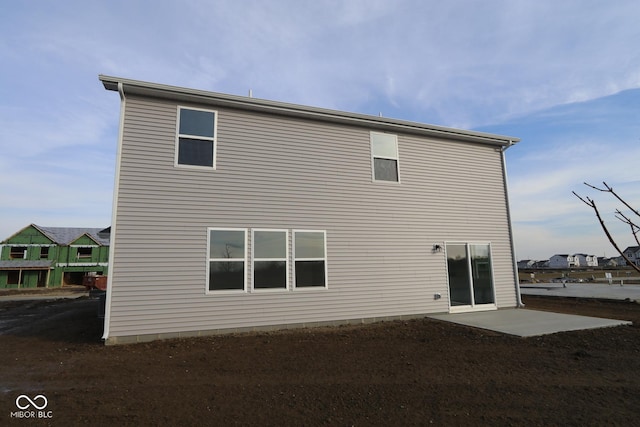 rear view of property with a patio