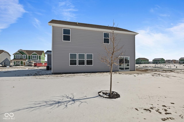 view of rear view of property