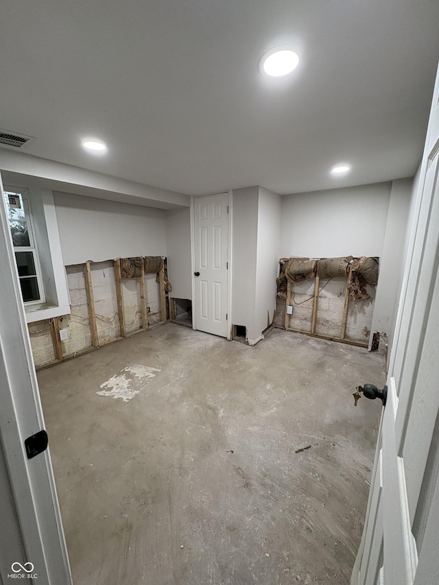 3919 E 34th St, Indianapolis, IN 46218 - basement with recessed lighting