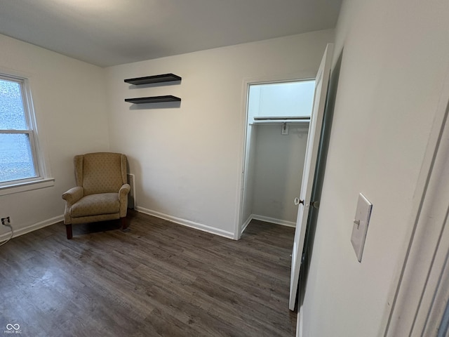 3919 E 34th St, Indianapolis, IN 46218 - unfurnished room with dark wood finished floors and baseboards