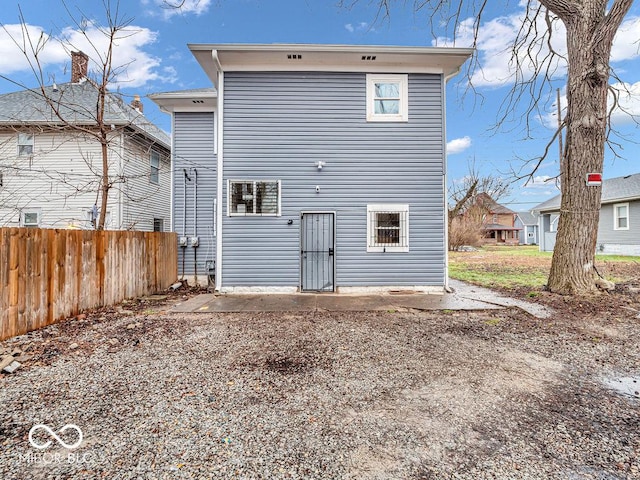 view of back of property