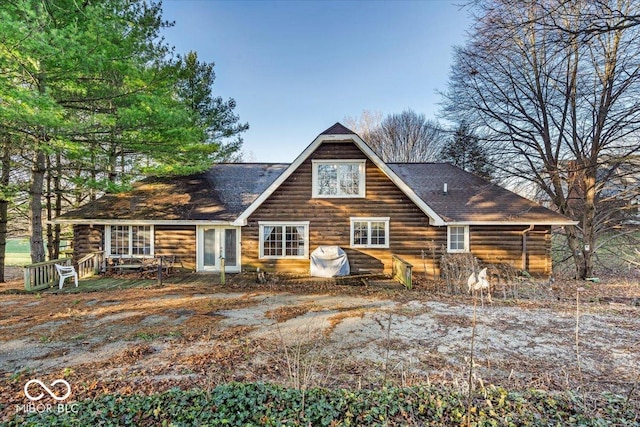 view of rear view of house