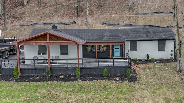 view of rear view of house