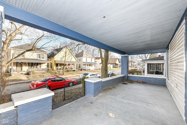 3458 N Kenwood Ave, Indianapolis, IN 46208 - view of patio with a residential view
