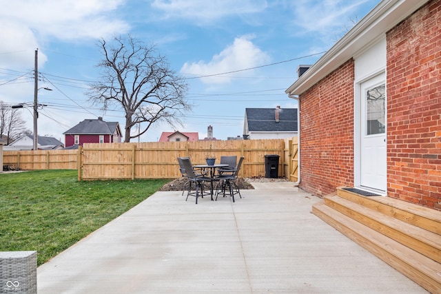 view of patio