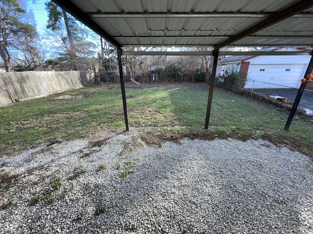 6215 E 11th St, Indianapolis, IN 46219 - view of fenced backyard