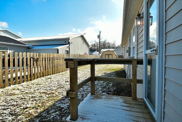 view of deck