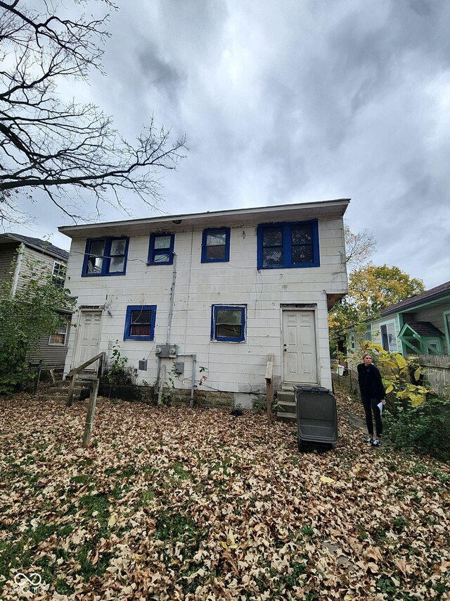 view of rear view of house