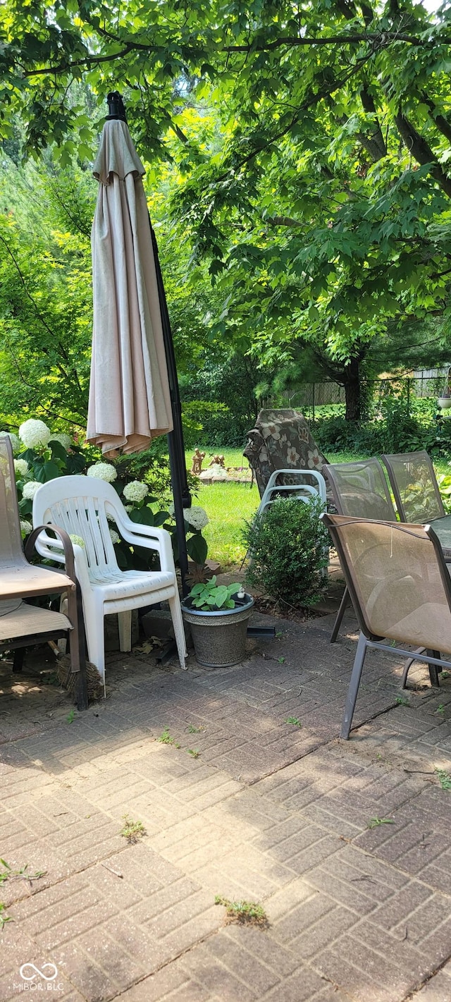 view of patio