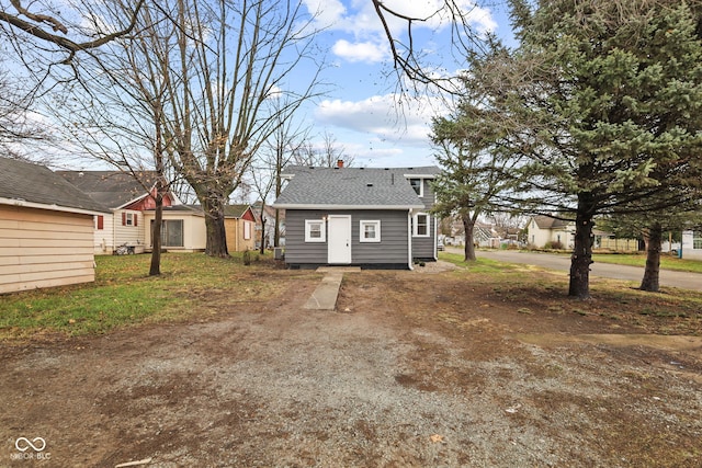 view of back of property