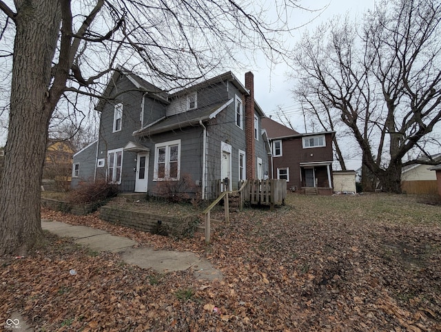 view of back of property