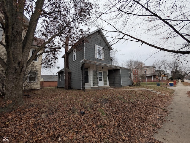 view of front of home