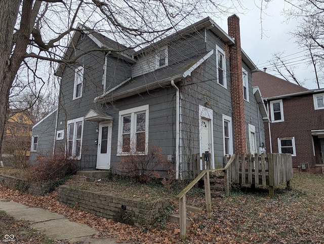 view of front of property