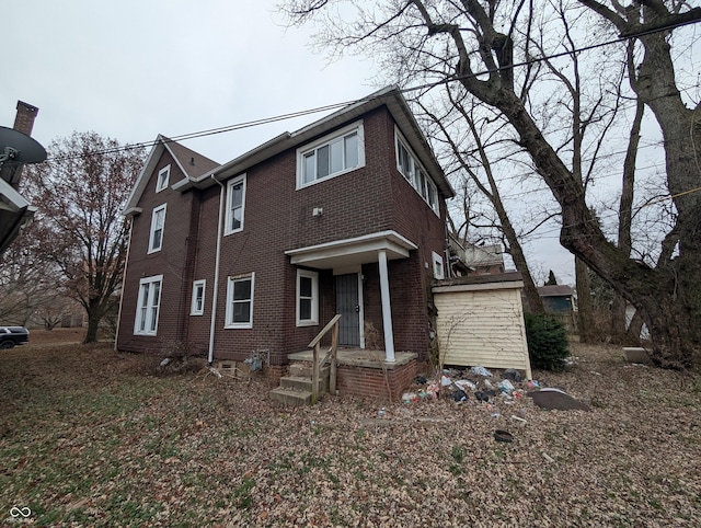 view of front of property